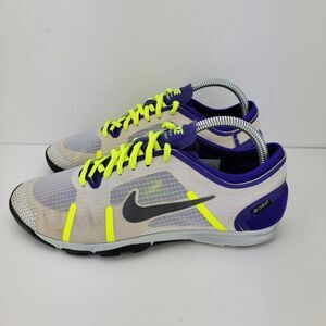 Nike Lunar Element Womens Size 8 Grey Purple Low Top Atheltic Shoes 615743-100
